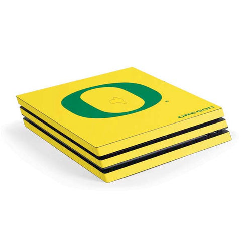 University of Oregon Mesh Yellow PS4 Pro Console Skin