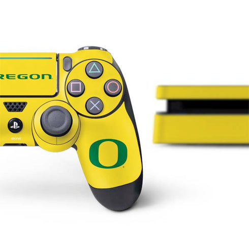 University of Oregon Mesh Yellow PS4 Slim Bundle Skin