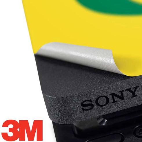 University of Oregon Mesh Yellow PS4 Slim Skin