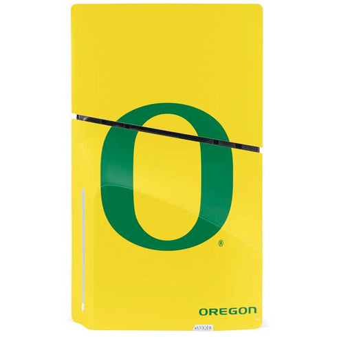 University of Oregon Mesh Yellow PS5 Slim Disk Console Skin