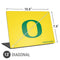 University of Oregon Mesh Yellow Universal Laptop 13in (10.6 x 7.6in) Skin