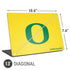University of Oregon Mesh Yellow Universal Laptop 13in (10.6 x 7.6in) Skin