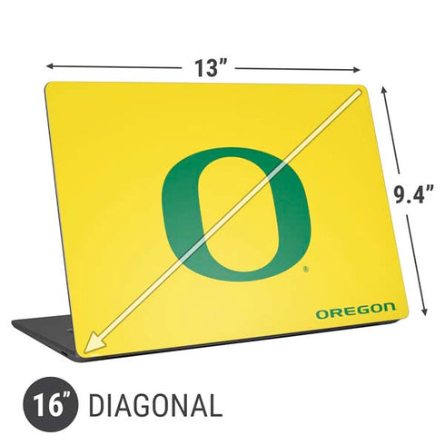 University of Oregon Mesh Yellow Universal Laptop 16in (13 x 9.4in) Skin