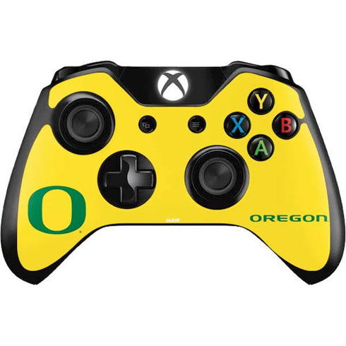 University of Oregon Mesh Yellow Xbox One Controller Skin