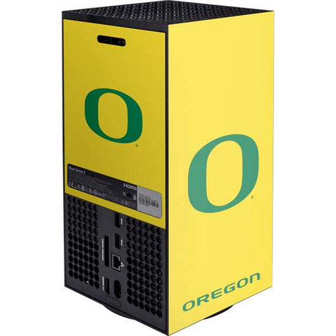 University of Oregon Mesh Yellow Xbox Series X Console Skin