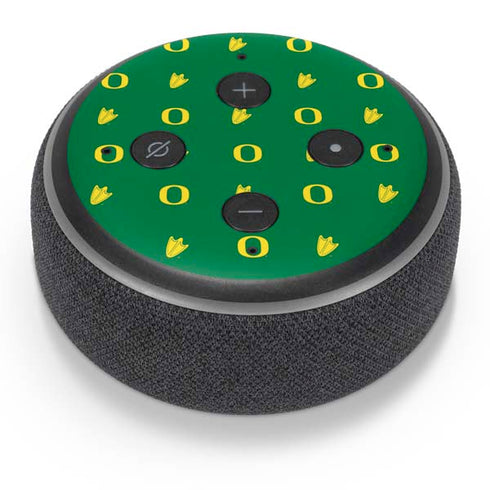 University of Oregon Pattern Amazon Echo Dot Skin