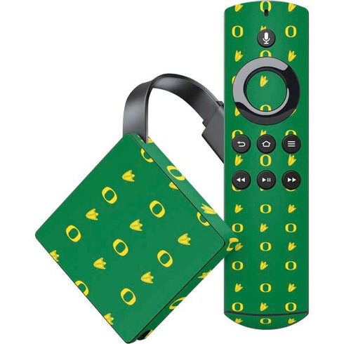 University of Oregon Pattern Amazon Fire TV Skin