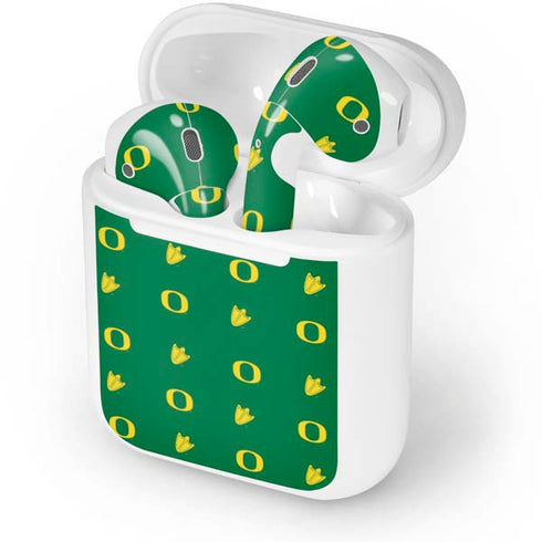 University of Oregon Pattern Apple AirPods Skin