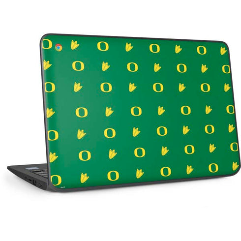 University of Oregon Pattern HP Chromebook Skin