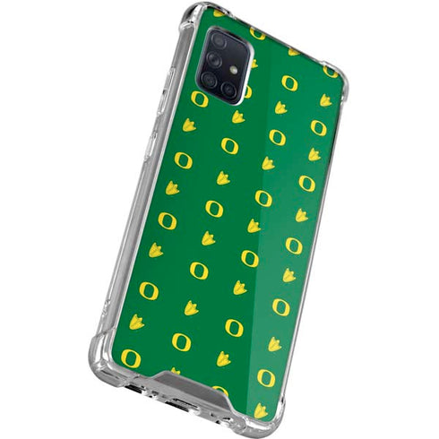 University of Oregon Pattern Galaxy A51 5G Clear Case