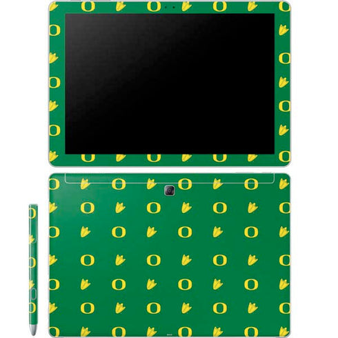 University of Oregon Pattern Galaxy Book 12in Skin