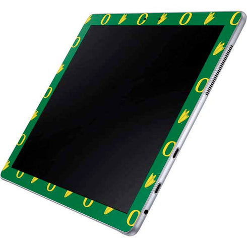 University of Oregon Pattern Galaxy Book 12in Skin