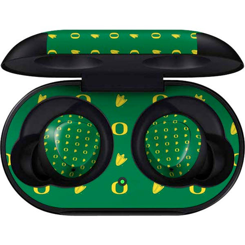 University of Oregon Pattern Galaxy Buds Skin