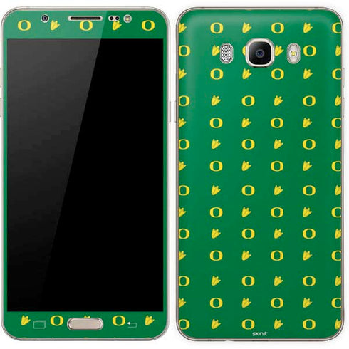 University of Oregon Pattern Galaxy J7 Skin