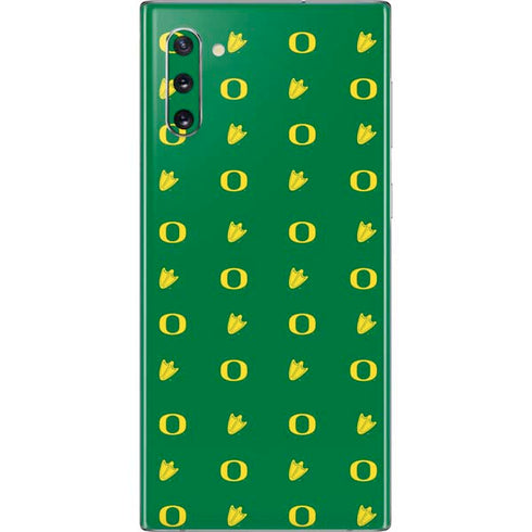 University of Oregon Pattern Galaxy Note 10 Skin