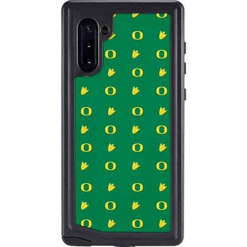 University of Oregon Pattern Galaxy Note 10 Waterproof Case