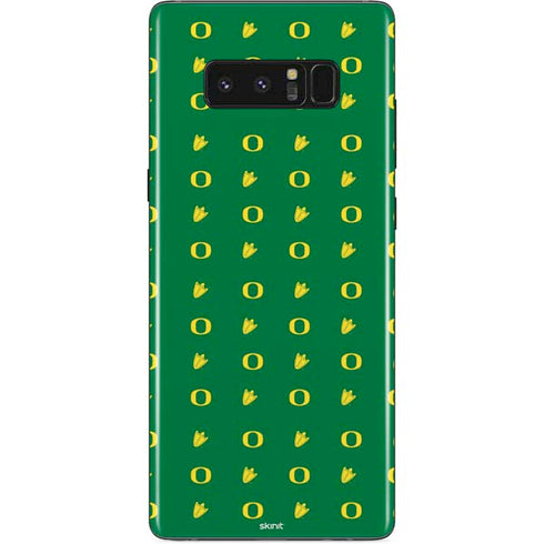 University of Oregon Pattern Galaxy Note 8 Skin