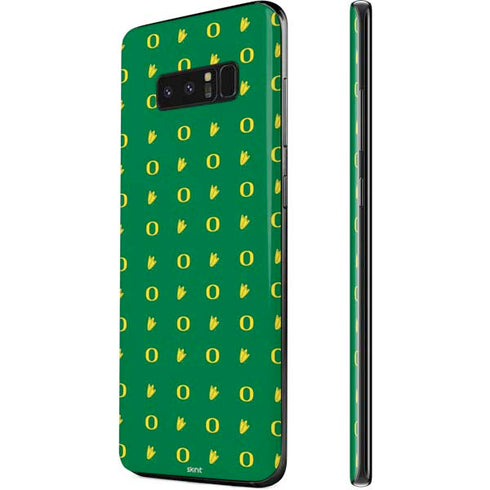 University of Oregon Pattern Galaxy Note 8 Skin