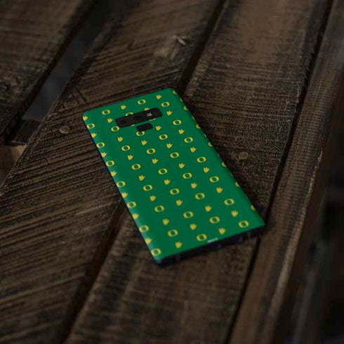 University of Oregon Pattern Galaxy Note 9 Skin