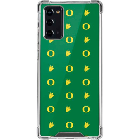 University of Oregon Pattern Galaxy Note20 5G Clear Case