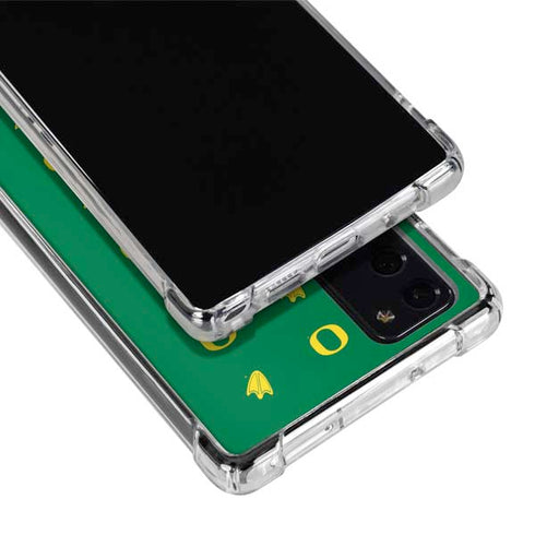 University of Oregon Pattern Galaxy Note20 5G Clear Case
