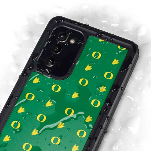 University of Oregon Pattern Galaxy Note20 5G Waterproof Case