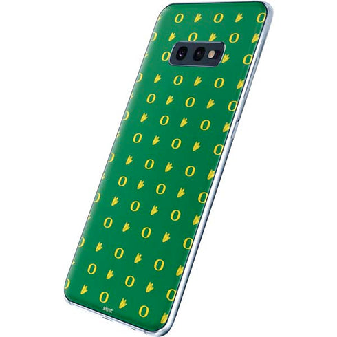 University of Oregon Pattern Galaxy S10e Skin