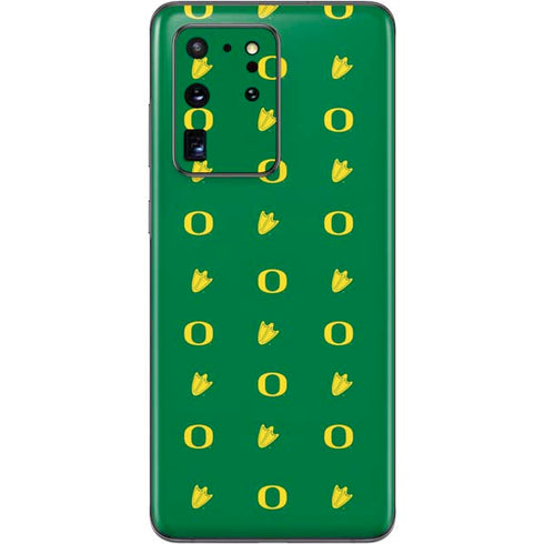 University of Oregon Pattern Galaxy S20 Ultra 5G Skin