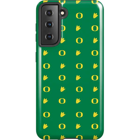 University of Oregon Pattern Galaxy S21 5G Pro Case