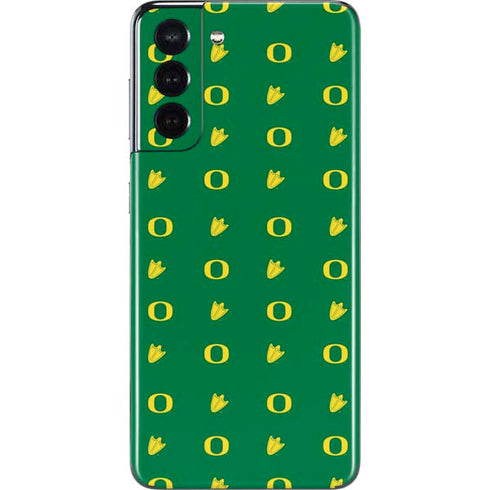 University of Oregon Pattern Galaxy S21 5G Skin