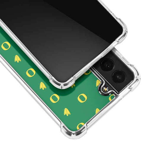 University of Oregon Pattern Galaxy S21 Plus 5G Clear Case