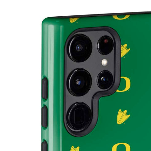 University of Oregon Pattern Galaxy S22 Ultra Pro Case