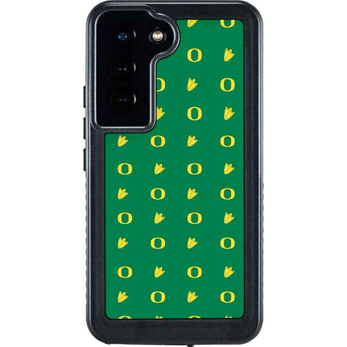 University of Oregon Pattern Galaxy S23 Waterproof Case