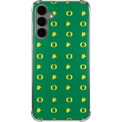 University of Oregon Pattern Galaxy S24 Plus Clear Case