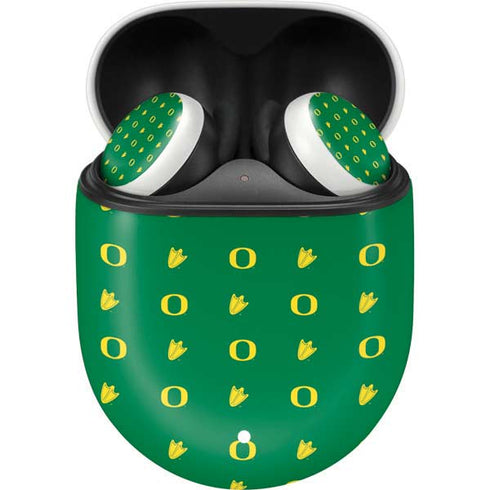 University of Oregon Pattern Google Pixel Buds Skin