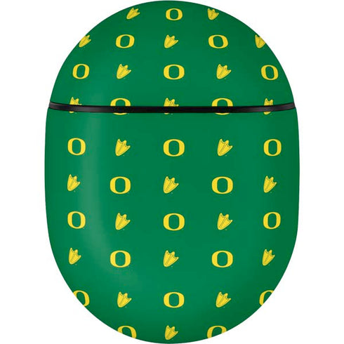University of Oregon Pattern Google Pixel Buds Skin