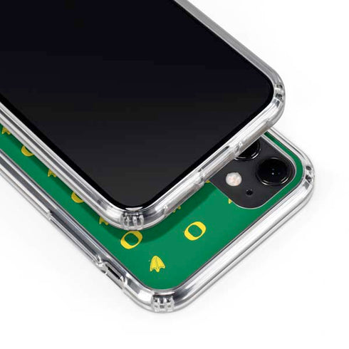 University of Oregon Pattern iPhone 11 Clear Case