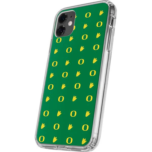 University of Oregon Pattern iPhone 11 Clear Case