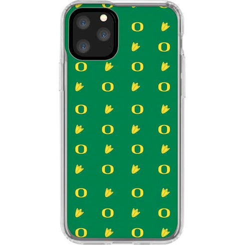 University of Oregon Pattern iPhone 11 Pro Clear Case