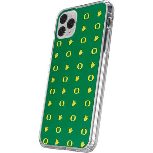 University of Oregon Pattern iPhone 11 Pro Clear Case