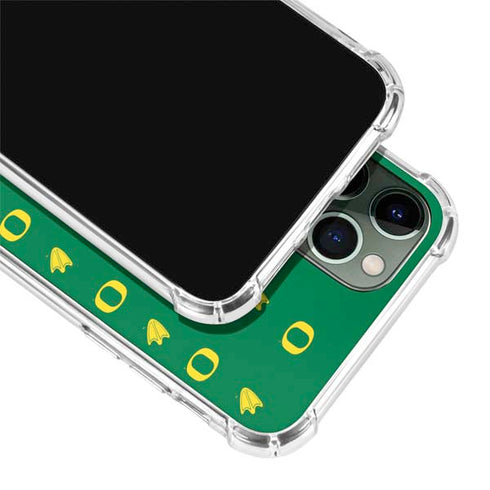 University of Oregon Pattern iPhone 11 Pro Max Clear Case
