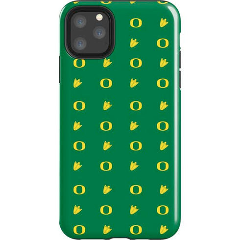 University of Oregon Pattern iPhone 11 Pro Max Impact Case