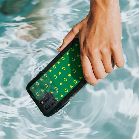 University of Oregon Pattern iPhone 11 Pro Waterproof Case