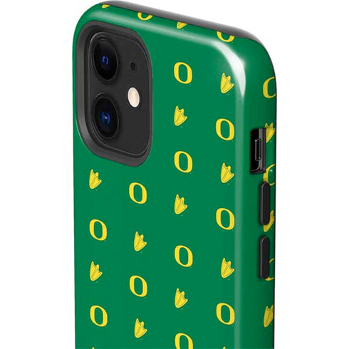 University of Oregon Pattern iPhone 12 Impact Case