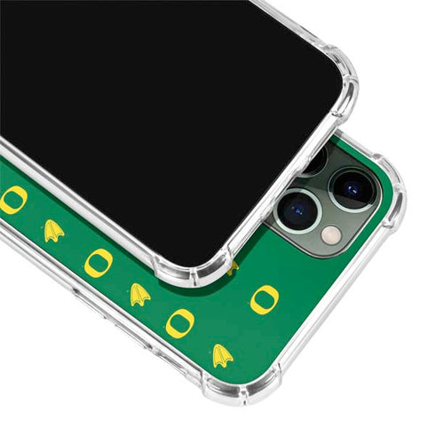 University of Oregon Pattern iPhone 12 Pro Clear Case