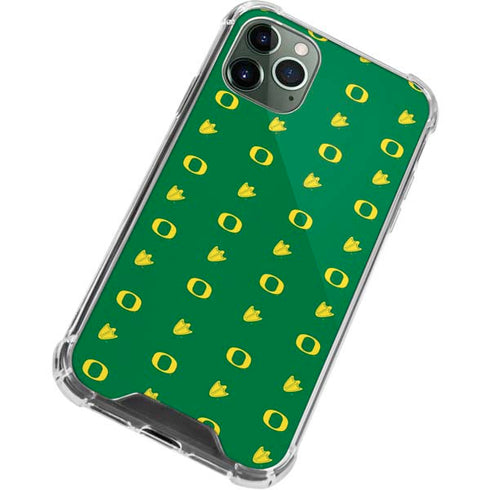 University of Oregon Pattern iPhone 12 Pro Clear Case