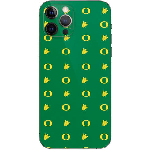 University of Oregon Pattern iPhone 12 Pro Skin