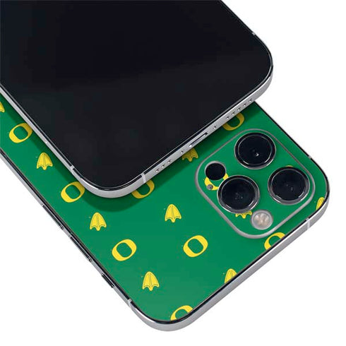 University of Oregon Pattern iPhone 12 Pro Skin