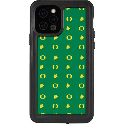University of Oregon Pattern iPhone 12 Pro Waterproof Case