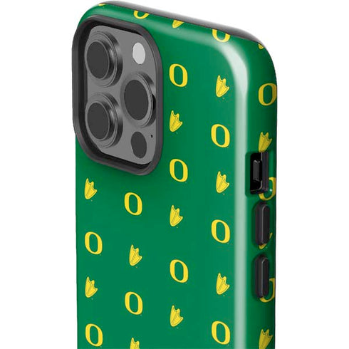 University of Oregon Pattern iPhone 13 Pro Max Impact Case